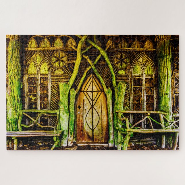 Leprechauns, wo die kleinen Leute Irland leben Puzzle (Horizontal)