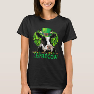 Leprecow-Kuh St. Patricks Day Männer Frauen Leprec T-Shirt