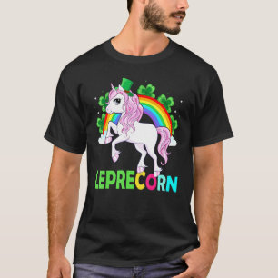 Lepricorn Funny Leprechaun Einhorn Kinder Mädchen  T-Shirt