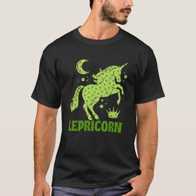 Lepricorn Leprechaun Unicorn St Patrick s Day Sham T-Shirt (Vorderseite)