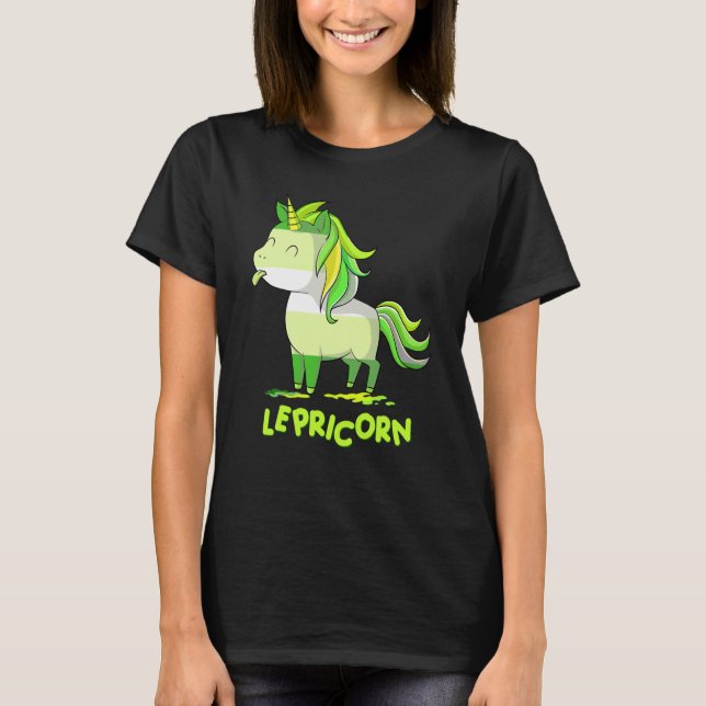 Lepricorn Leprechaun Unicorn St Patricks Day Kids T-Shirt (Vorderseite)