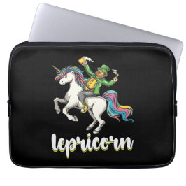 Lepricorn Leprechaun Unicorn St Patrick's Day Laptopschutzhülle
