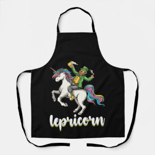 Lepricorn Leprechaun Unicorn St Patrick's Day Schürze