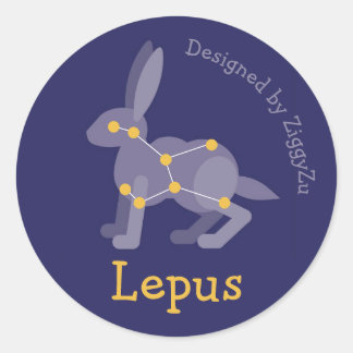 Lepus das Hasen Sternbild Aufkleber