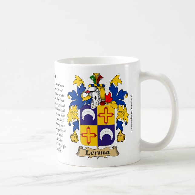 Lerma, der Ursprung, die Bedeutung und das Wappen Tasse (Rechts)