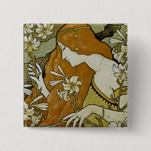L'Ermitage Art Nouveau Button