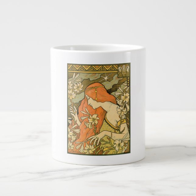 L'Ermitage Französische Jugendfrau im Bereich Blum Jumbo-Tasse (Vorderseite)