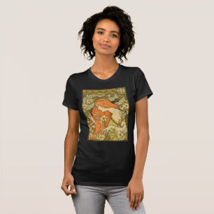 L'Ermitage Französische Jugendfrau im Bereich Blum T-Shirt