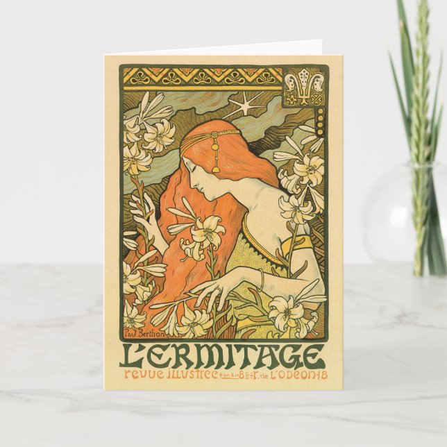 L'ermitage Karte (Vorderseite)