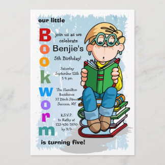 Lernbegierige Jungen-Einladung Einladung