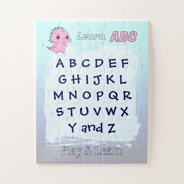 Lerne ABC Spiel & Lernpuzzle Puzzle (Vertikal)