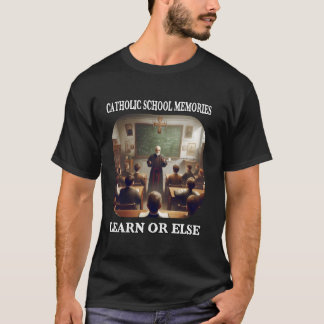 Lerne oder anders Witzige sarkastische katholische T-Shirt