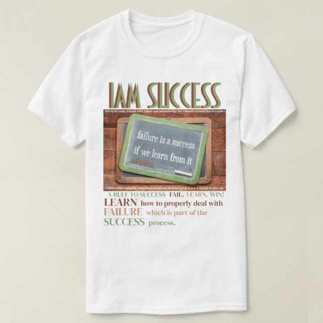 LERNEN AUS VERSAGEN T-Shirt (Design vorne)