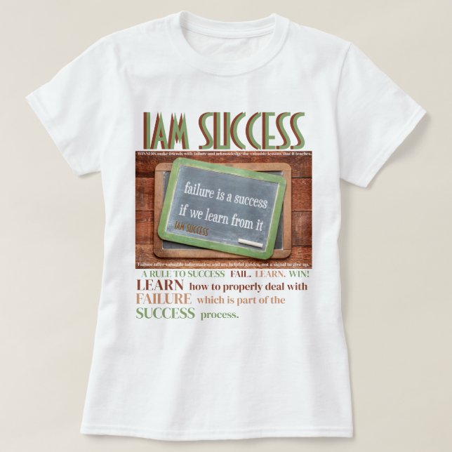 LERNEN AUS VERSAGEN T-Shirt (Design vorne)