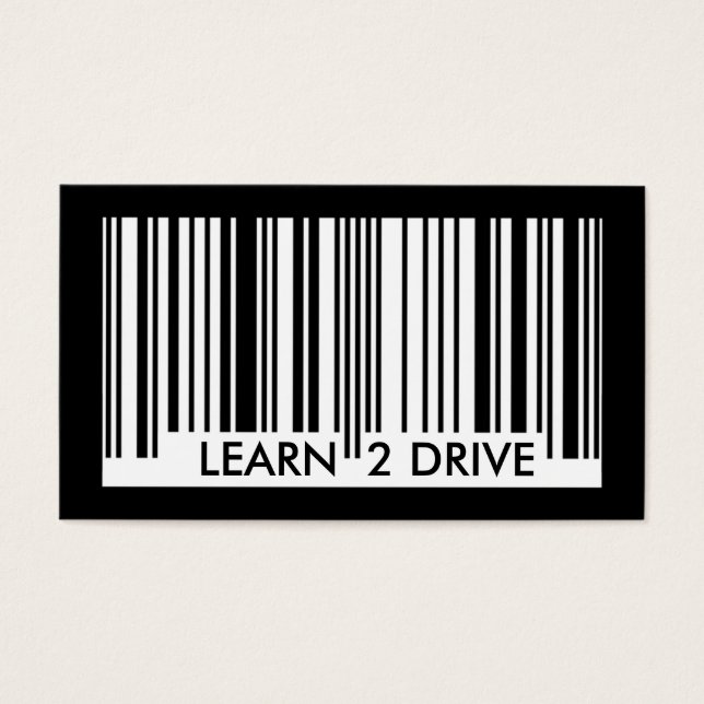 lernen, Barcode zu fahren (Vorderseite)