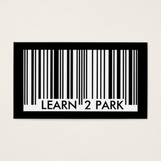 lernen, Barcode zu parken