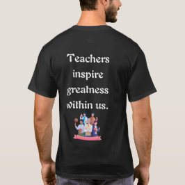 Lernen beginnt mit einem Lehrer T-Shirt
