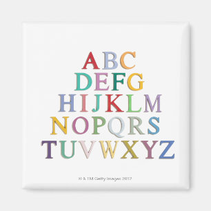 Lernen, Buchstaben, Alphabet Magnet