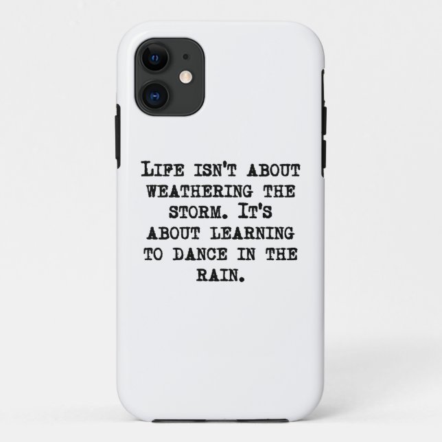 Lernen, in den Regen zu tanzen Case-Mate iPhone Hülle (Rückseite)