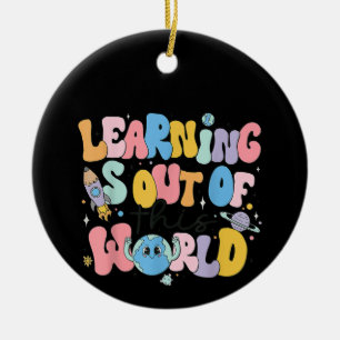 Lernen ist aus dieser Welt des Wissenschaftslehrer Keramik Ornament
