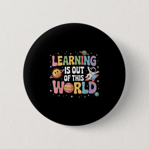 Lernen ist aus dieser Weltsolarsystem-Wissenschaft Button