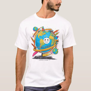 Lernen ist global - Inspirierend Bildung und Welt T-Shirt