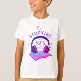 Lernen mit Beats - Retro School Music T-Shirt