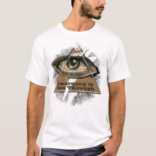Lernen mit einem Auge durch zu sehen T-Shirt