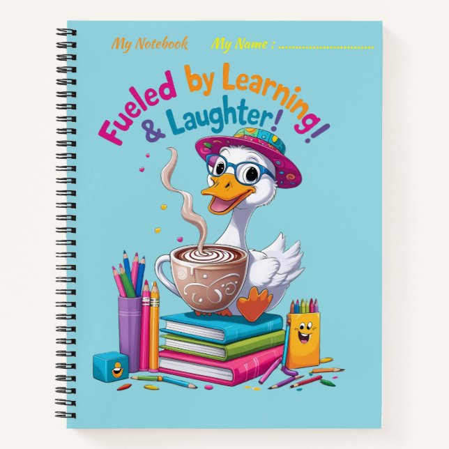 Lernen nimmt das Fluchtgosen-Notebook - Zurück zum Notizbuch (Vorderseite)