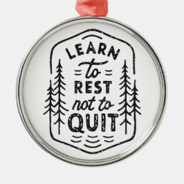 Lernen Sie, die Erholung nicht mit motivierend Anf Ornament Aus Metall