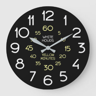 Lernen Sie die Uhr der Chalkboard-Wall-Uhr im Klas