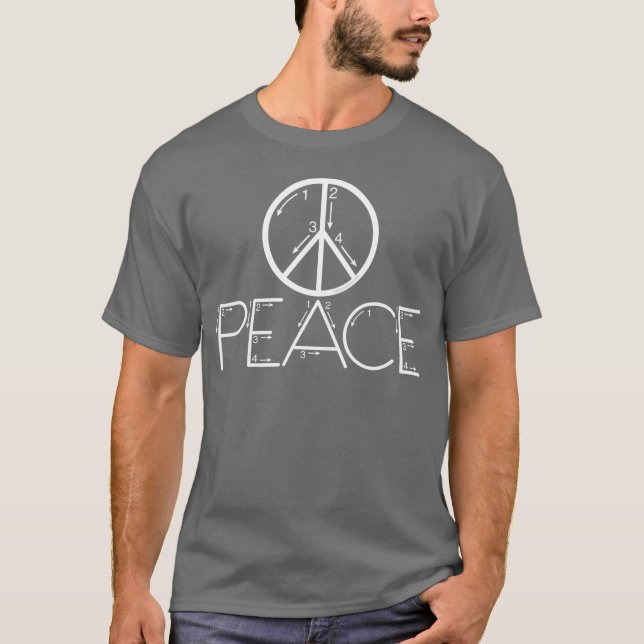 Lernen Sie Frieden T-Shirt (Vorderseite)