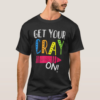 Lernen Sie Ihren Cray zu einem Lehrer zurück T-Shirt