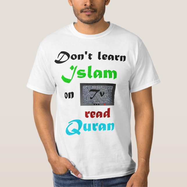Lernen Sie Islam auf Quran T-Shirt (Vorderseite)