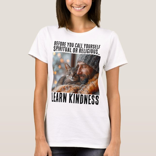 LERNEN SIE KINDNESS CAT-T - Shirt-T - SHIRT (Vorderseite)