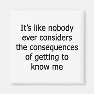 Lernen Sie mich kennen Magnet