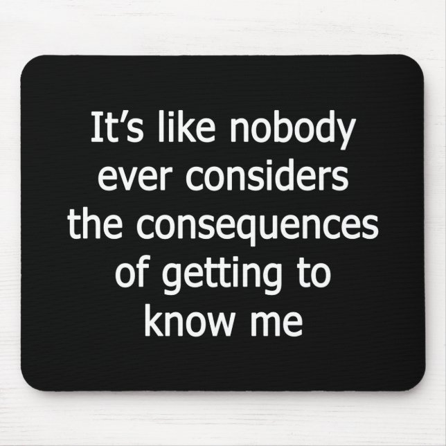 Lernen Sie mich kennen Mousepad (Vorne)