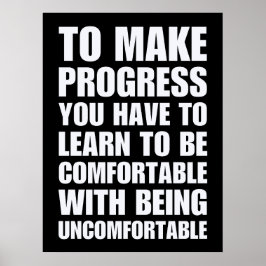 Lernen Sie, sich mit Unwohlsein zu fühlen Poster