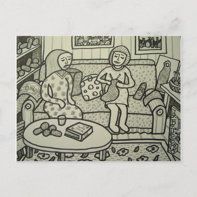 Lernen Sie Strick, aber Piliero Postkarte (Vorderseite)