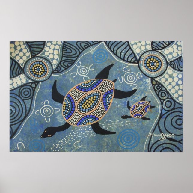 Lernen Sie Swim Poster von Mundara (Vorne)