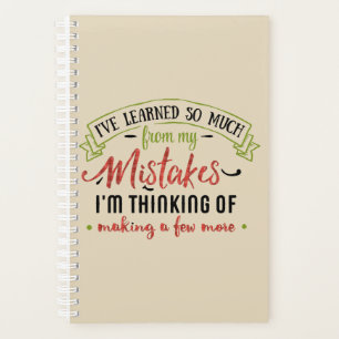 Lernen Sie von Mistakes Planner Planer
