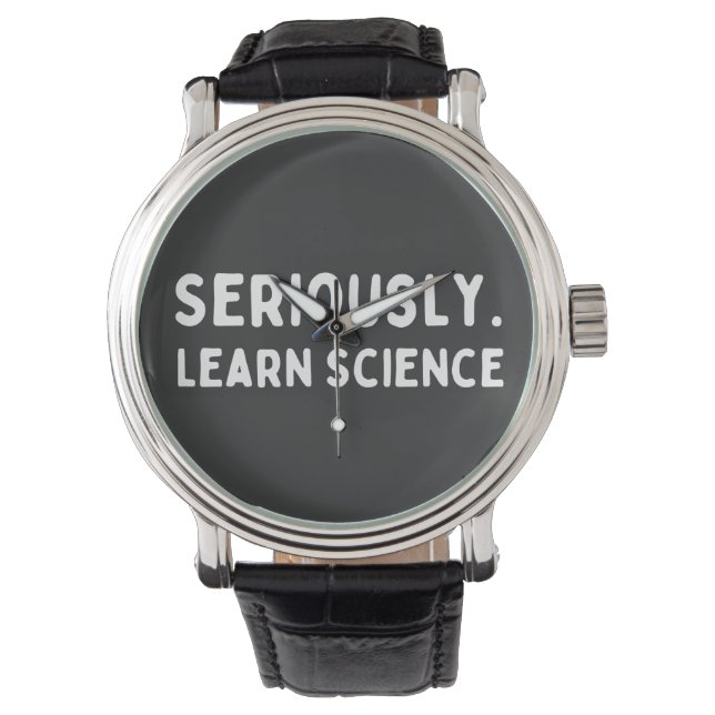 Lernen Sie Wissenschaft Armbanduhr (Vorderseite)