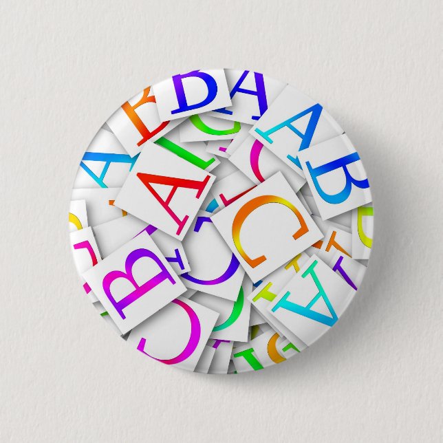 Lernen von Ihrem ABCs Button (Vorderseite)