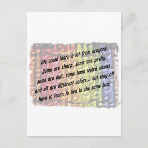 Lernen von Schluchten Postkarte