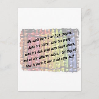 Lernen von Schluchten Postkarte