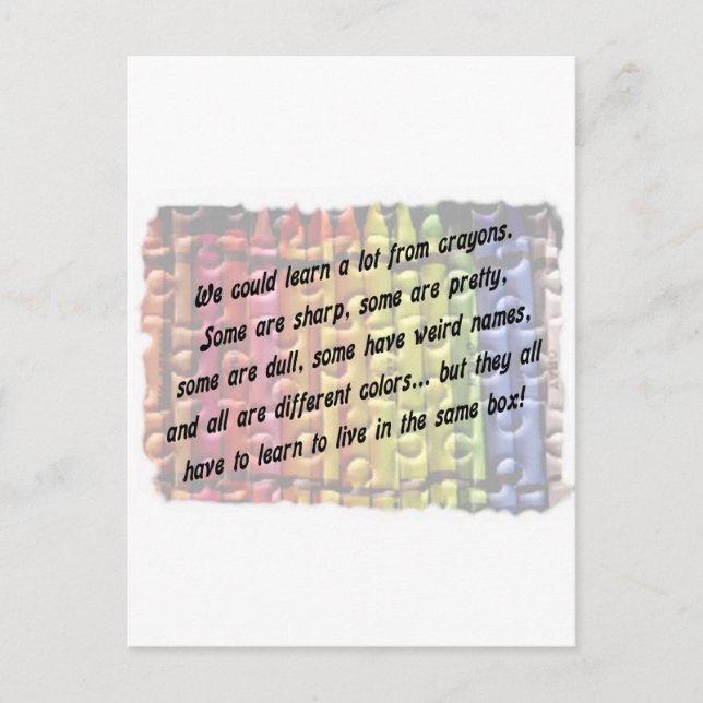 Lernen von Schluchten Postkarte (Vorderseite)