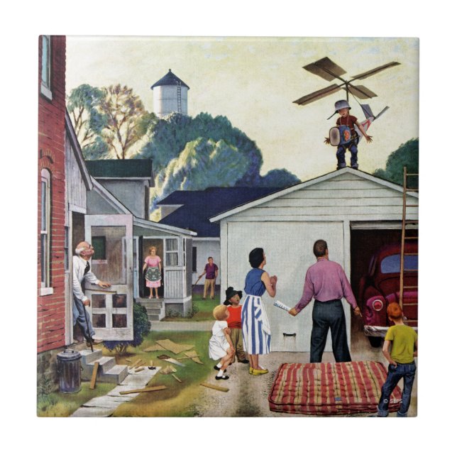 Lernen zu fliegen fliese (Vorderseite)