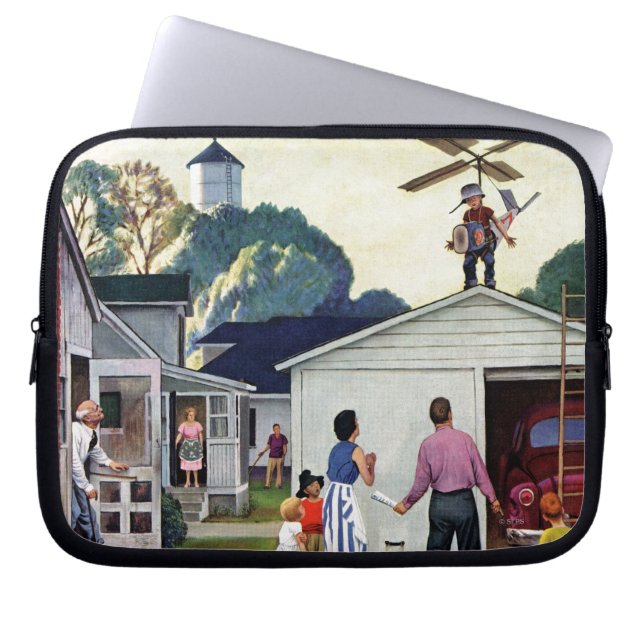 Lernen zu fliegen laptopschutzhülle (Vorderseite)