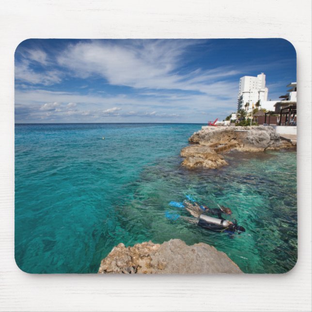 Lernen zum Unterwasseratemgerät-Tauchen, Cozumel Mousepad (Vorne)