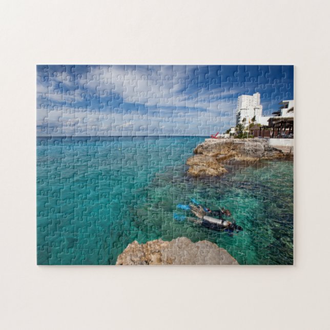 Lernen zum Unterwasseratemgerät-Tauchen, Cozumel Puzzle (Horizontal)